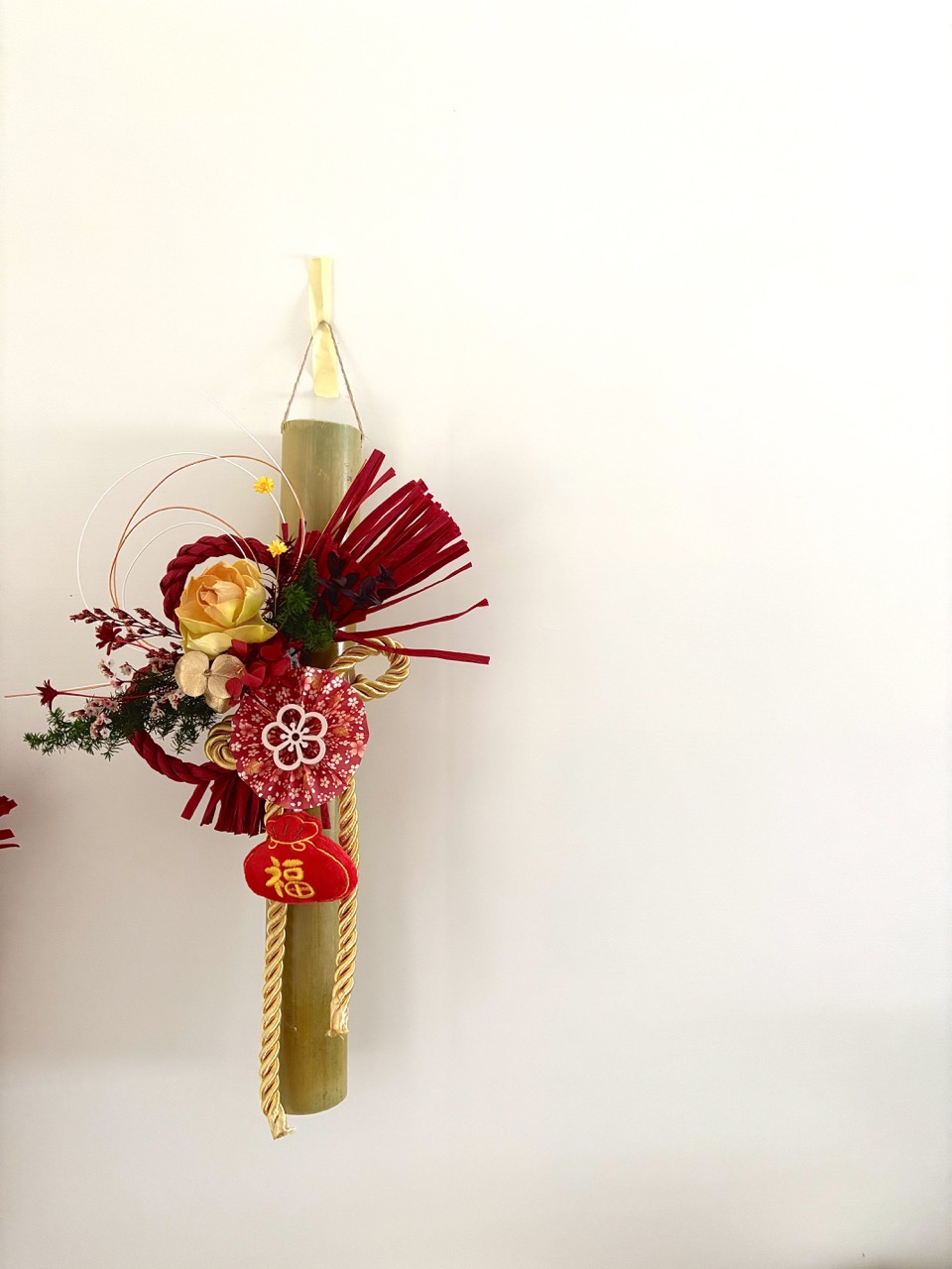 IMG_1844 大 新年迎春竹飾| 納福梅花竹注連繩