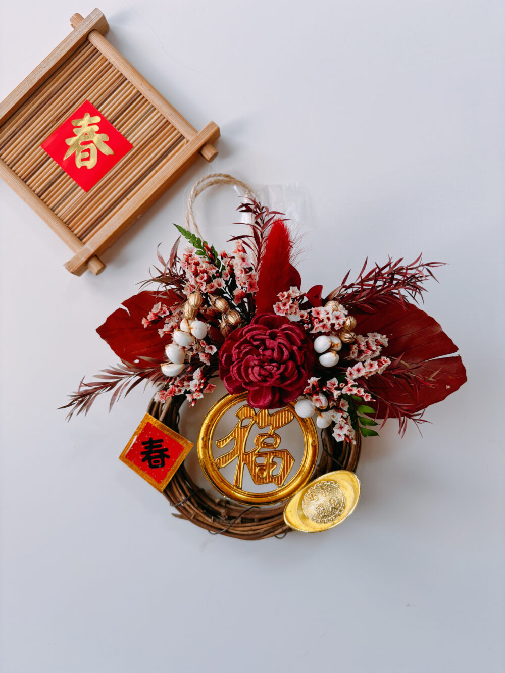 IMG_7028 新年迎春開運|新年小花圈