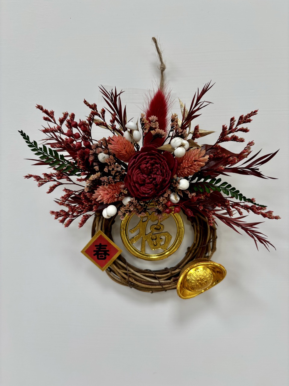 IMG_9665 大 新年迎春開運|新年小花圈