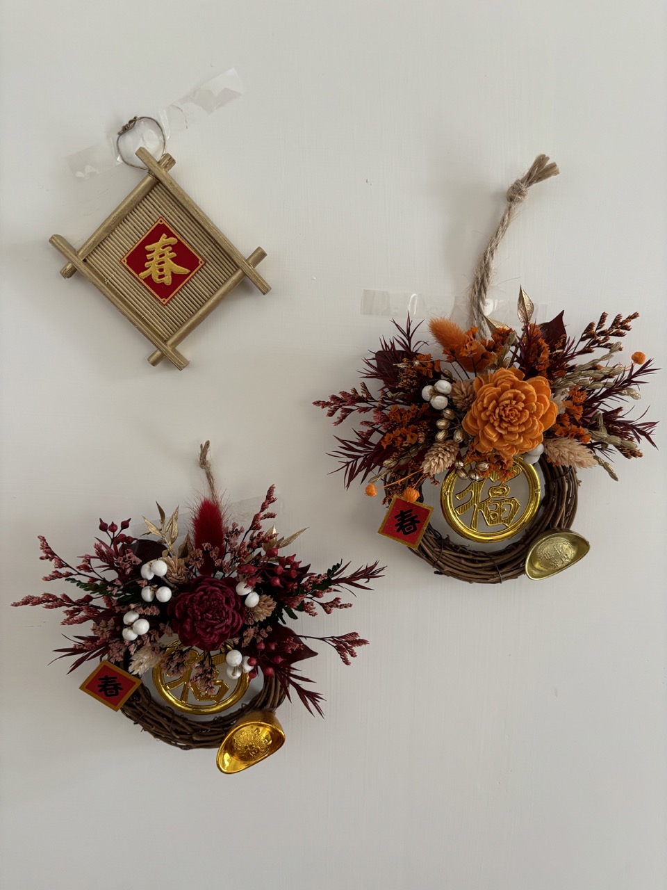 IMG_9674 大 新年迎春開運|新年小花圈